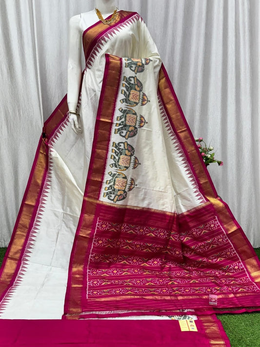 Pochampally Festive Dola Silk Saree