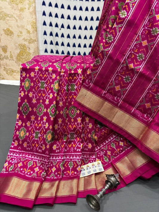 Pochampally Pattu Ikkat Designer Soft Silk Wedding Saree
